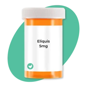 Eliquis 5mg Tablets (Apixaban) prescription anticoagulant for stroke prevention and blood clot treatment