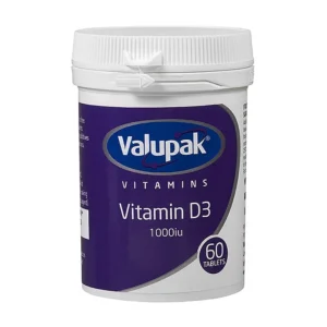 Valupak Vitamin D3 1000 IU Tablets