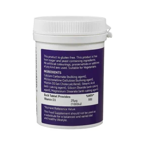 Alternative view of Valupak Vitamin D3 1000 IU Tablets