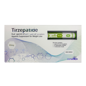 Tirzepatide 40mg Pen Synedica product packaging