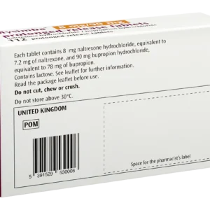 Alternative view of Mysimba 8 mg/90 mg Tablets – Naltrexone & Bupropion
